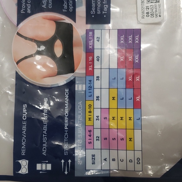 Reebok Seemless Sports Bra size XL - Picture 3 of 3